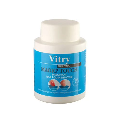 فيتري مزيل طلاء الأظافر 75مل Vitry Magic Touch Nail Polish Remover 75ml